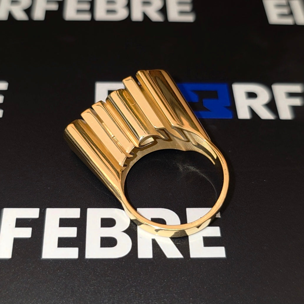 Name Ring 1/2 with Full Top Stone
