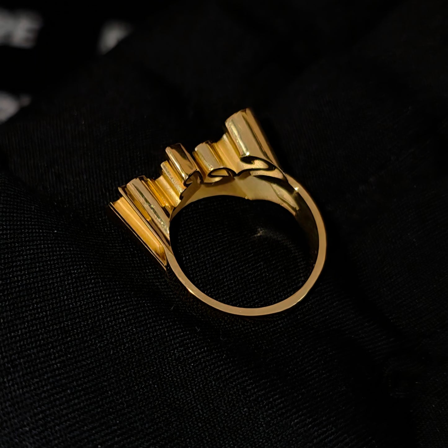 Name Ring 1/8 With Moissanite in tail