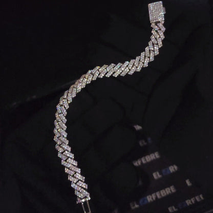 12mm CubanLink Prong Setting